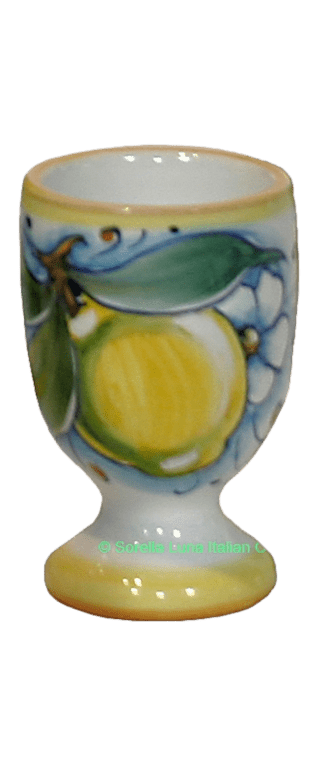 Ceramic Majolica Limoncello Chalice